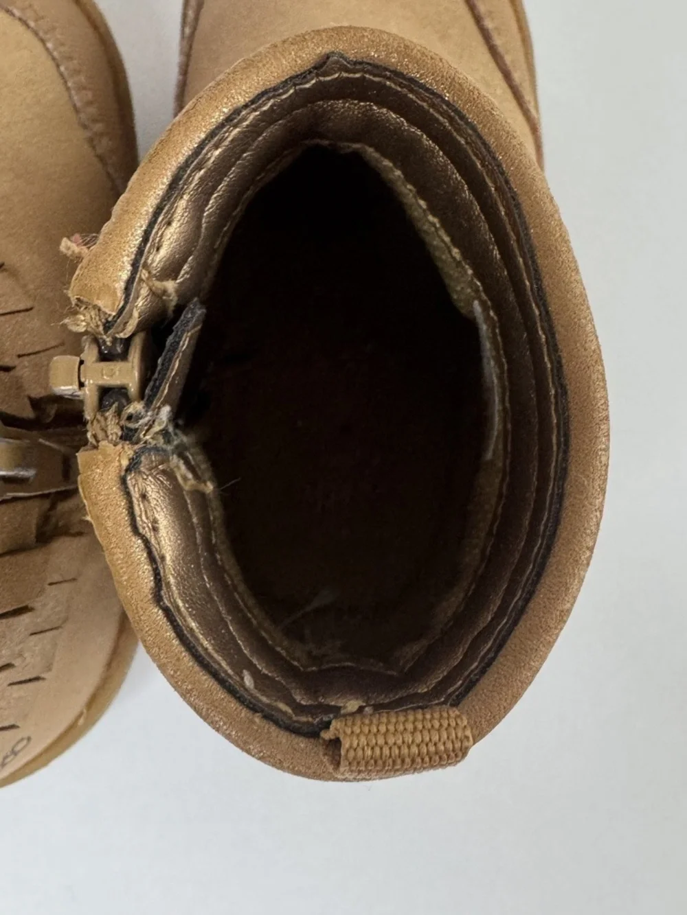 Share Stride Rite 360 Bootie Boots Toddler Size 5 Brown Fringe